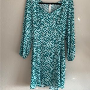Green Floral Dress